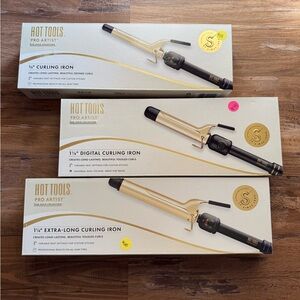 Hot Tools Pro Artist Gold Curling Iron (different price $